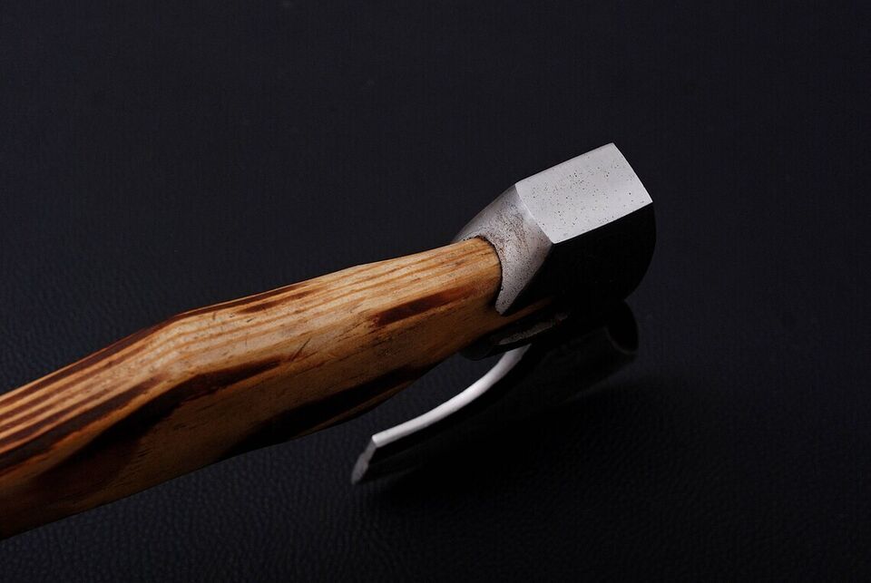 Custom Handmade Carbon Steel Blade Viking Axe | Hunting Axe | Camping Etched Axe