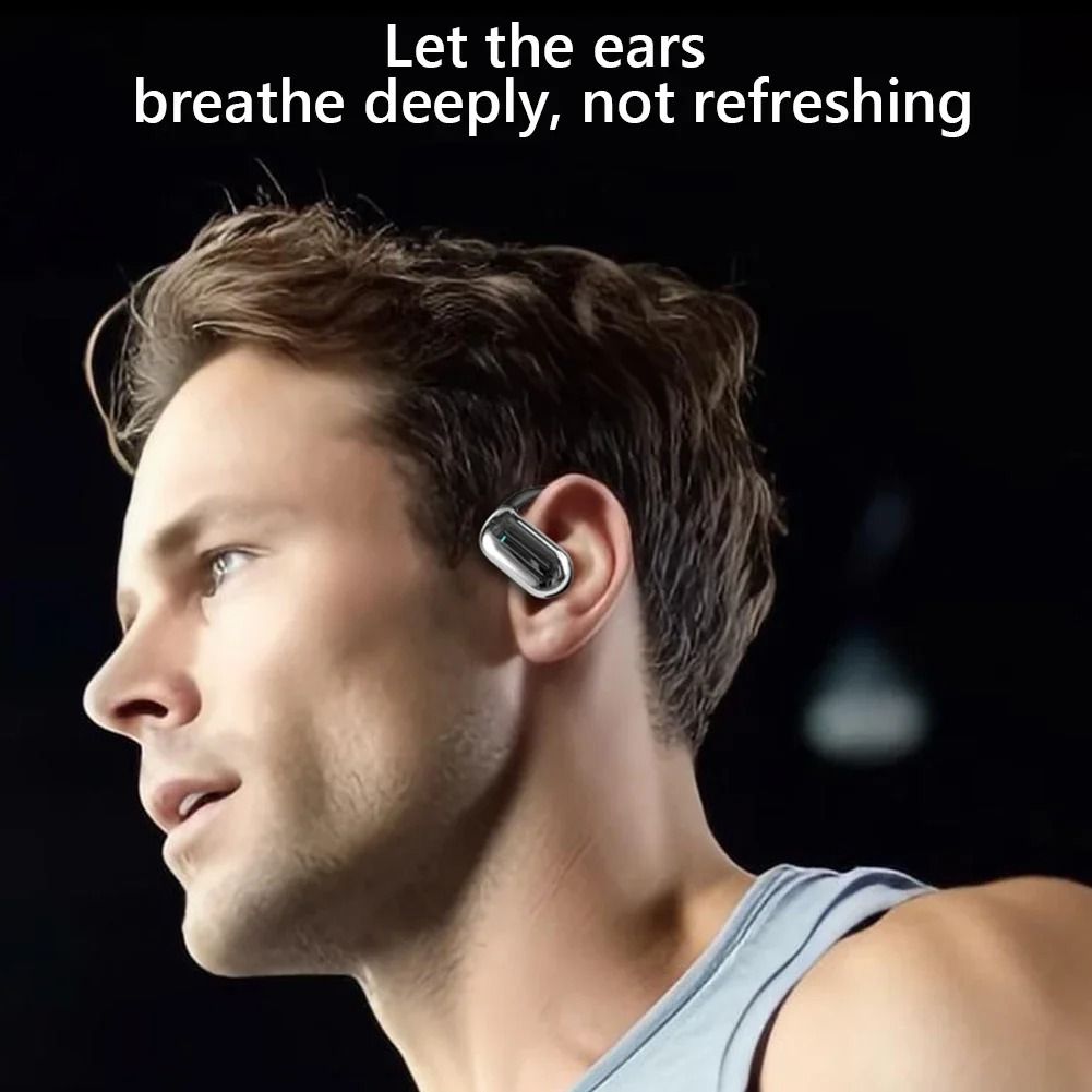 AI Translation Earbuds with Bluetooth 5.3, Open Ear Design, and ENC Noise Cancellation