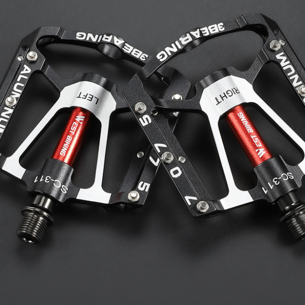 Aluminum Alloy MTB Road Bike Pedals Anti-Slip, Bearing, Widened Pedals for Professionals