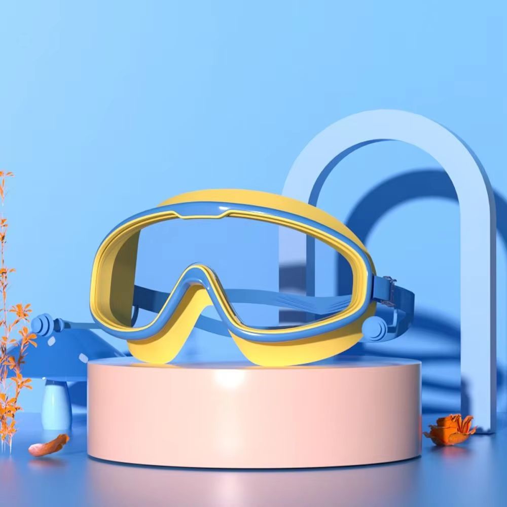 Kids Anti-Fog No-Leak Swim Goggles Clear Pool and Beach Eyewear Ages 3-15