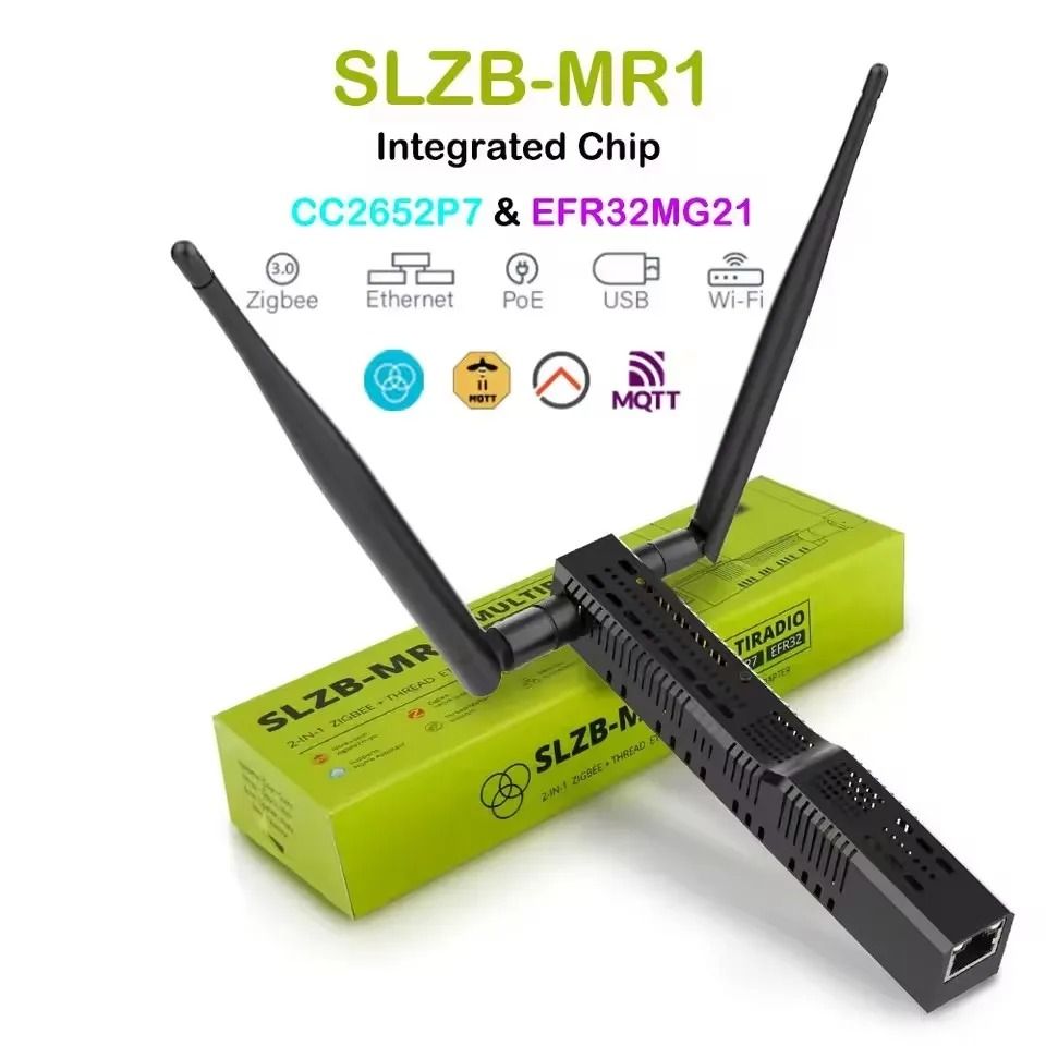 Smart Zigbee 3.0 Adapter with Ethernet, WiFi, USB, and PoE