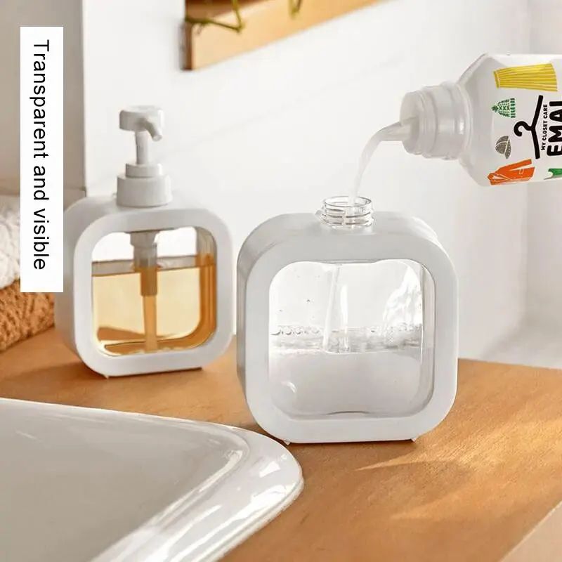 PurePour Large Capacity Detergent Dispenser Bottle – Refillable Laundry & Shower Gel Container