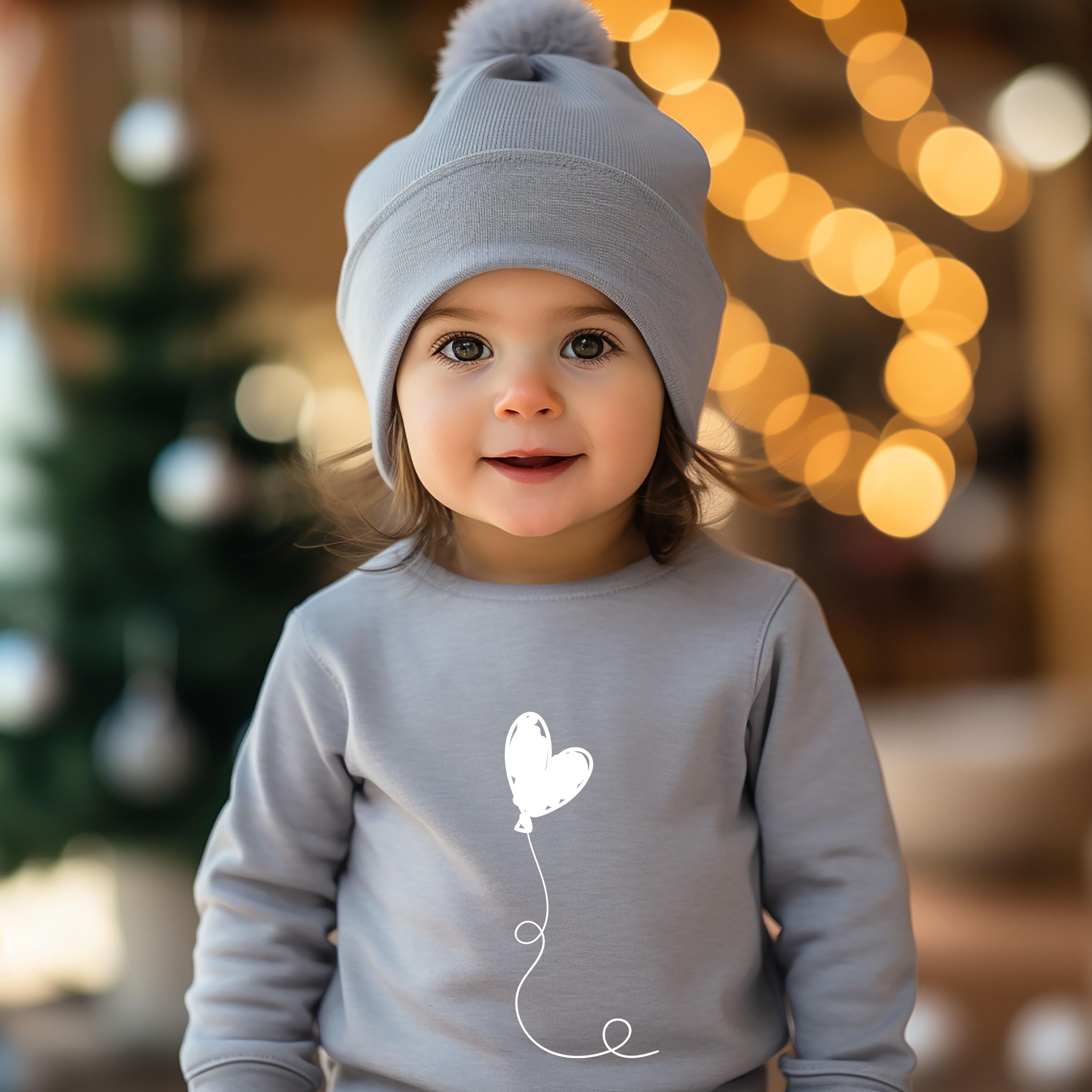 Funny Valentines Toddler Sweatshirt | I Heart You Trendy Kids Crewneck Pullover