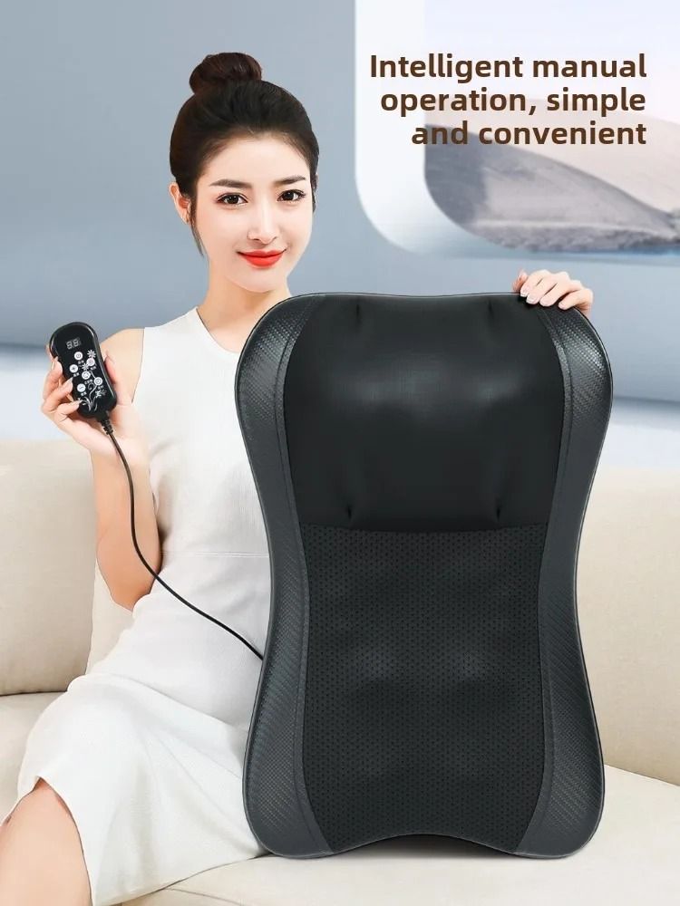 Shiatsu Neck Massage Pillow with Heat for Back Shoulder and Muscle Relaxation