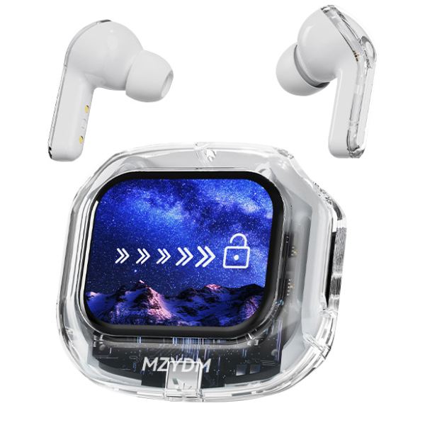 Wireless Bluetooth Earbuds, Stereo Bass ANC Noise Reduction, HD Mic Gamer Headset, LED Touch Control