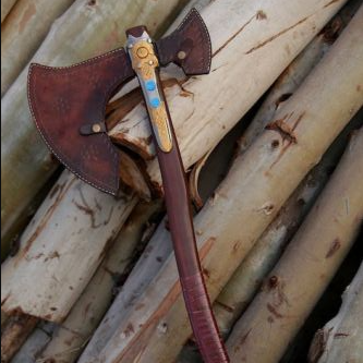 God of War Axe, Leviathan Axe, Kratos Axe, Scandinavian Battled Viking Axe. Kratos Axe Replica,