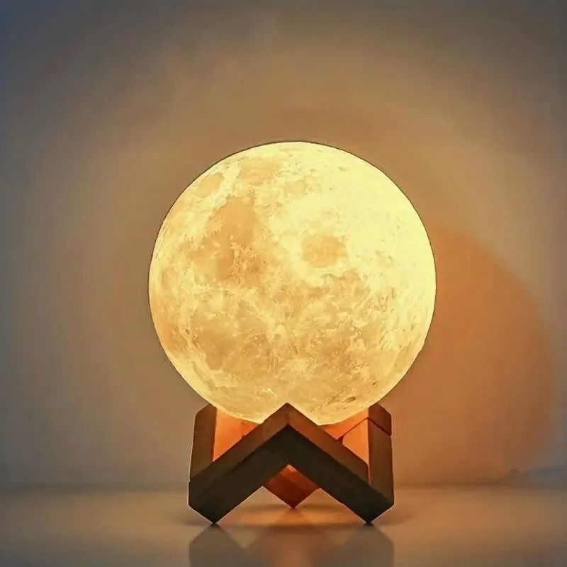 DIY Planet Lamp – Customizable Moon Galaxy Night Light – Creative Graffiti Art Painting Kit with Stand