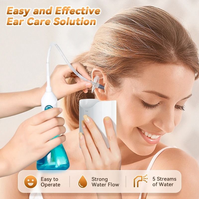 ClearFlow Manual Ear Irrigation Kit Safe Ear Wax Removal System