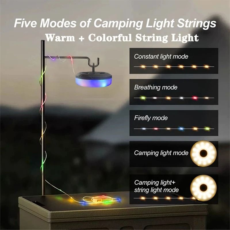 LED Camping Lamp Strip and Atmosphere Light Set