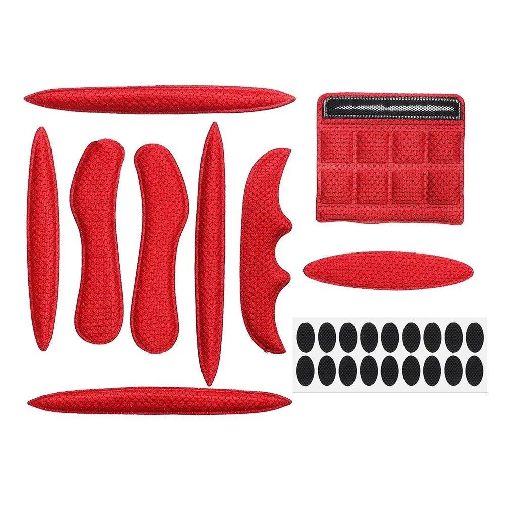 27 Piece Helmet Padding Kit Universal Foam Pads Replacement for Cycling and Motorcycle Helmets