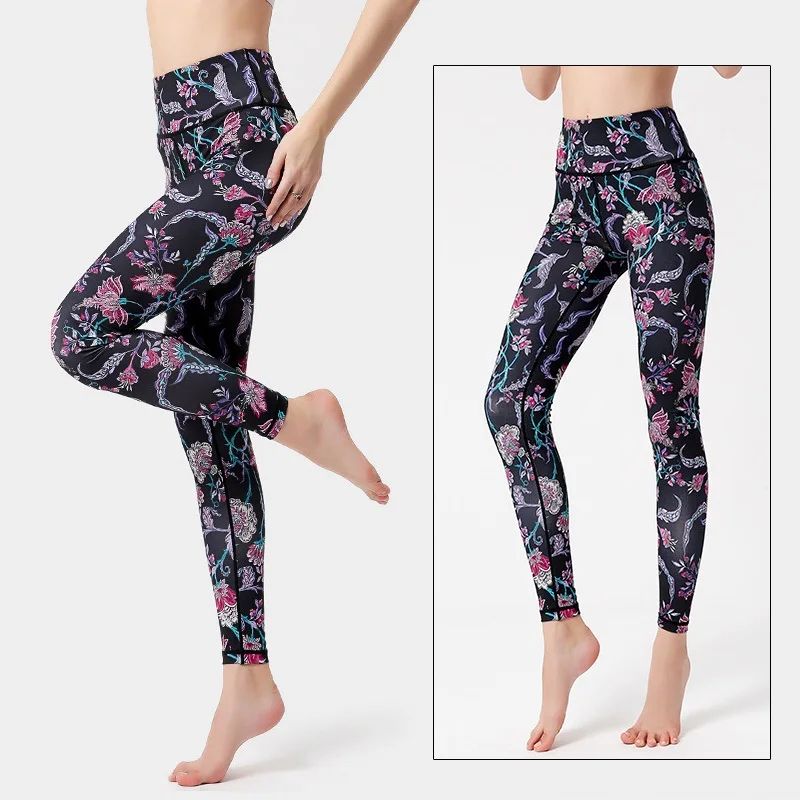 Cloud Hide Women's High-Waist 4-Way Stretch Yoga Leggings – Non-See-Through Fitness & Running Pants