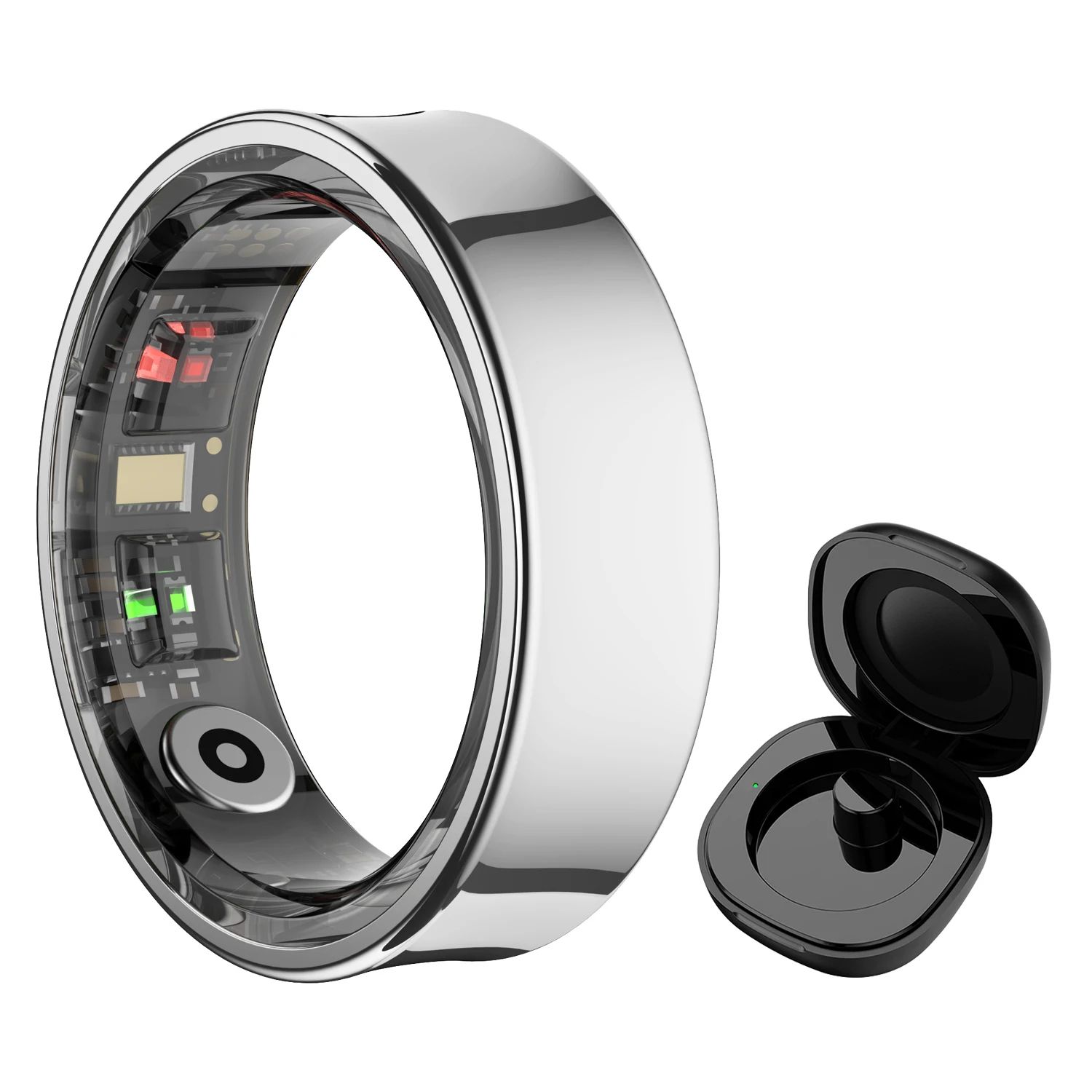 R09 Smart Health Ring with Skin Temperature Tracking and 5ATM Waterproof Design