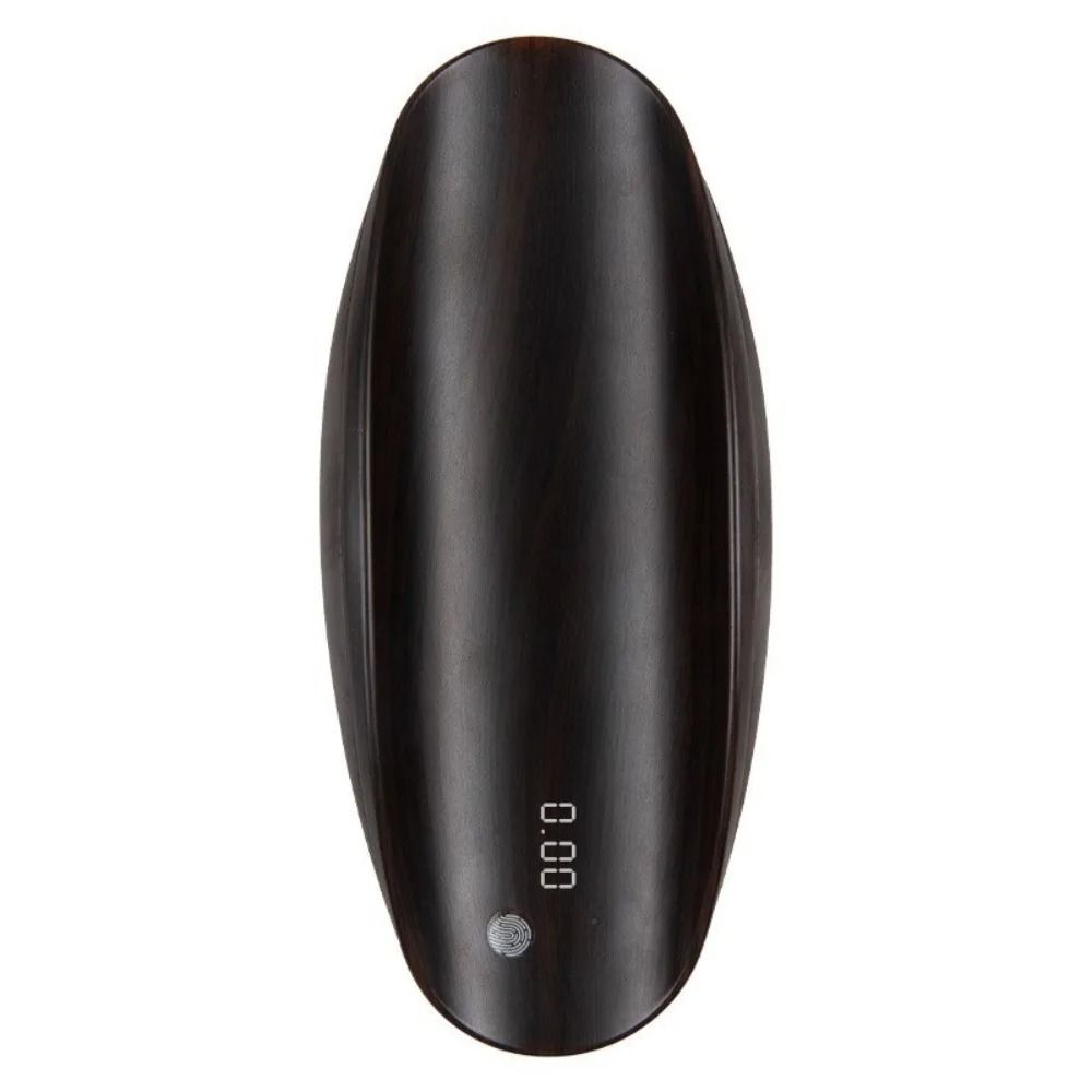 Artisanal Wood-Texture Digital Coffee & Tea Scale