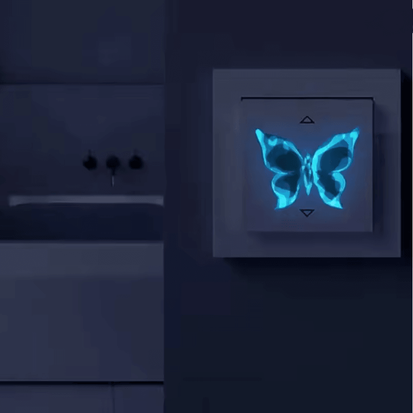 LumiWings Glow in the Dark Butterfly Wall Stickers