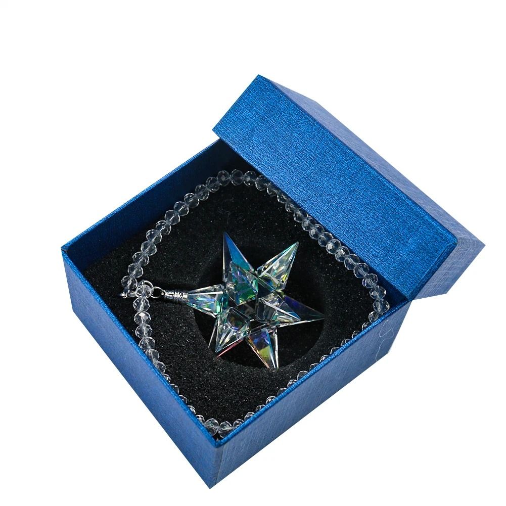 AB Meteor Hammer Crystal Pendant | Rainbow Maker Car Hanging | Executive Mirror Suspension & Home Decor