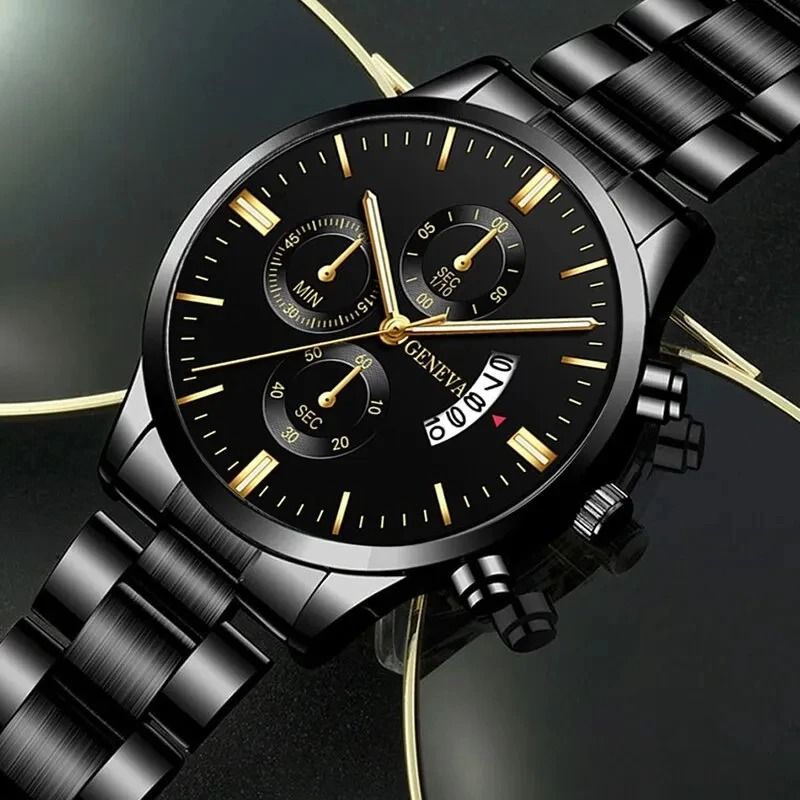 Luxury Mens Business Sports Watch – Precision Quartz Wristwatch with Calendar