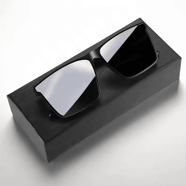 Black Square Frame Fashion Glasses for Unisex Street Style and Everyday Wear