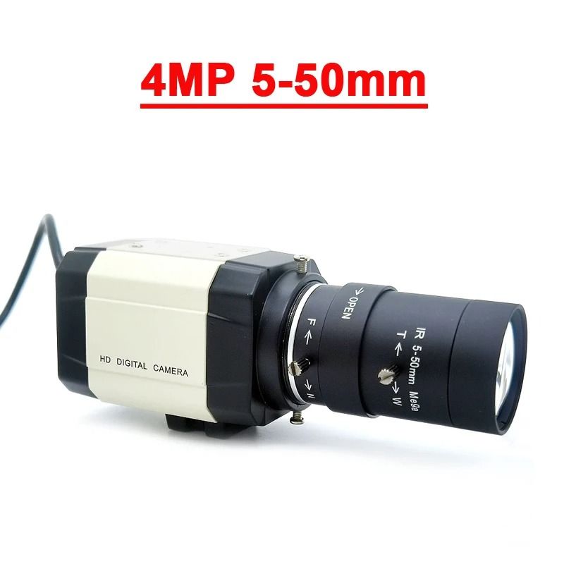 High Speed 4MP USB Webcam with Varifocal Zoom Lens Options