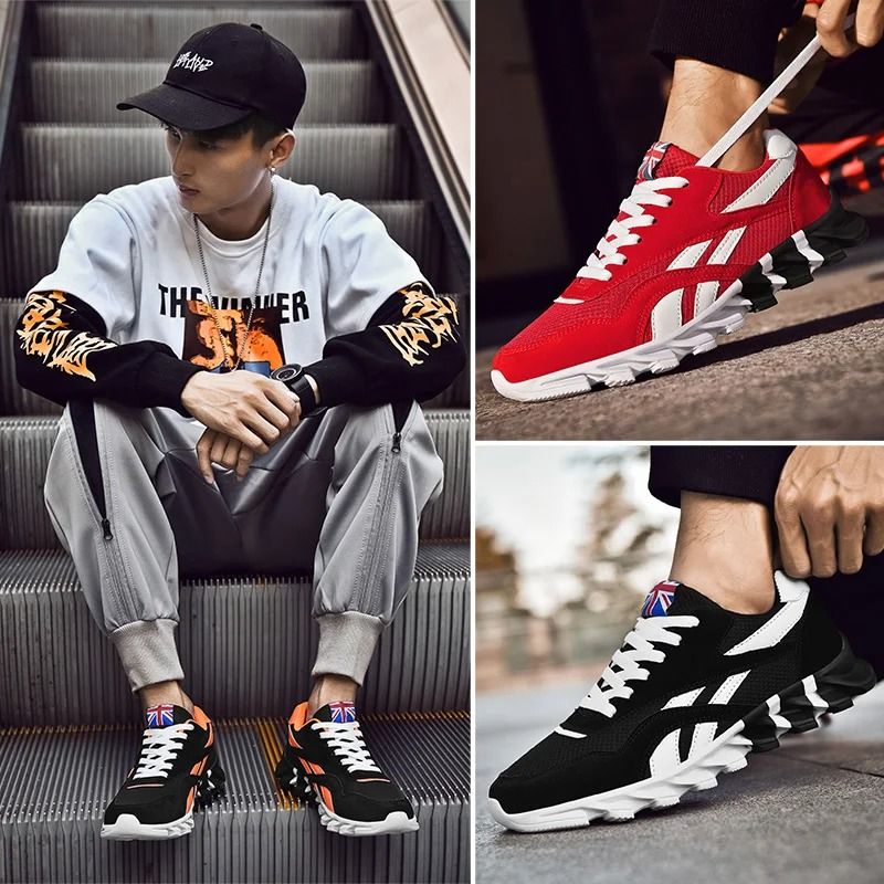Lightweight Breathable Running Shoes for Men and Women with Anti Slip Cushioning