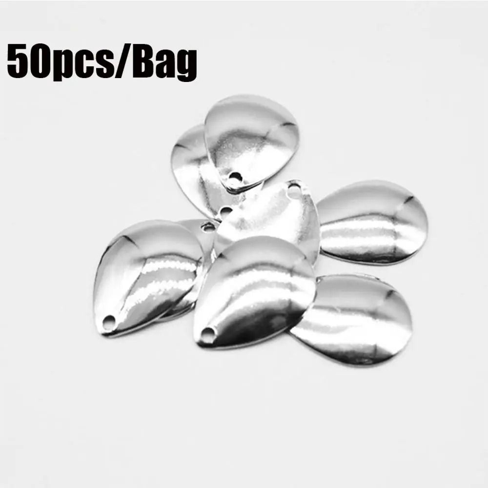 Flattie Attractor Spinner Blades – Smooth Nickel Fishing Spoons – High-Yield Terminal Interaction Hub