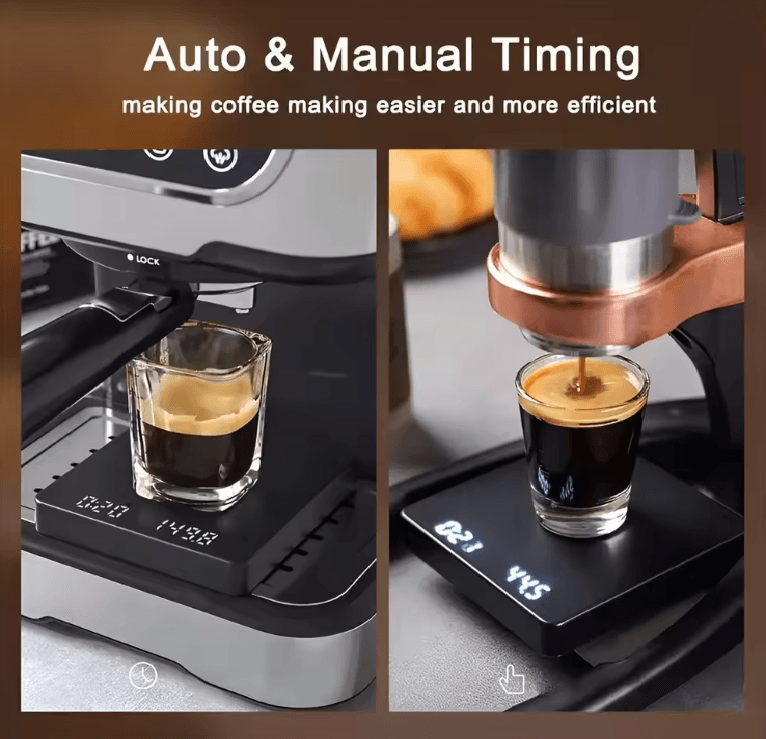 BrewMaster Precision Coffee Scale 25 kg USB Recharge