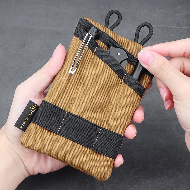 Tactical Molle EDC Pouch and Compact Utility Wallet