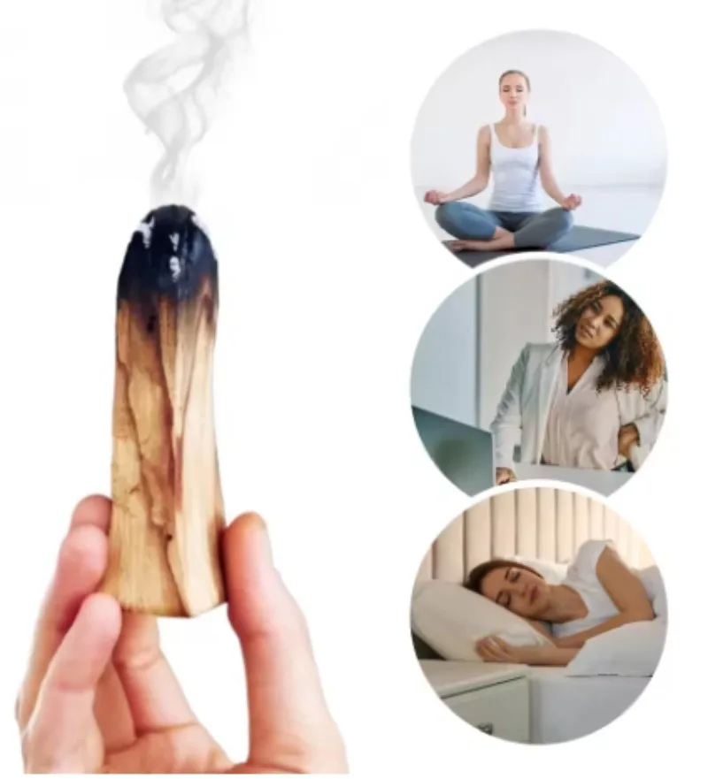Palo Santo Natural Incense Sticks, High-Oil Old Wood Aroma for Yoga, Meditation, Buddha & Home Aromatherapy, Long-Last