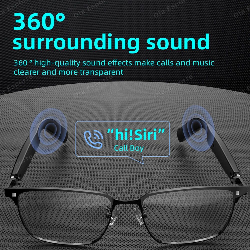 2 in 1 Magnetic Smart Glasses Bluetooth Audio UV Protection Sunglasses