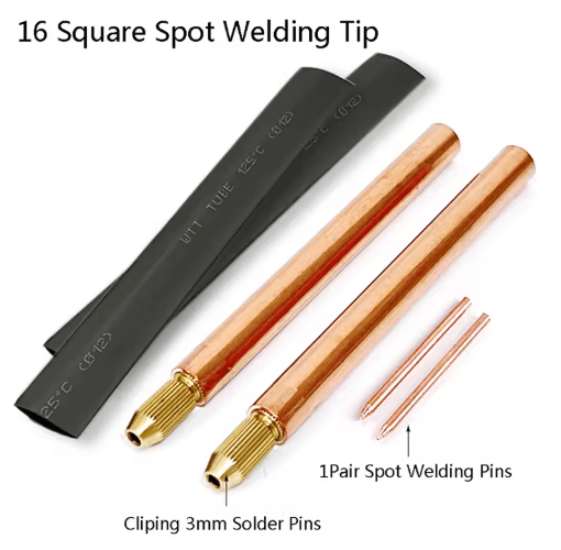 Battery Spot Welding Pen Set Handheld DIY Point Touch Welding Pen with Copper Belt 3mm Core