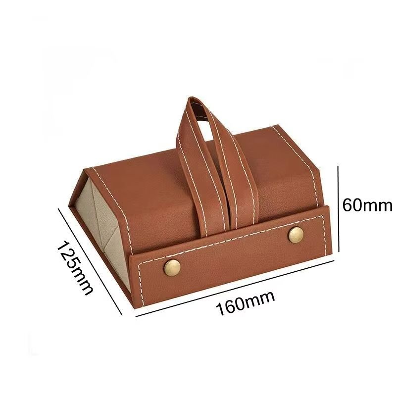 Elegant PU Leather Multi Grid Glasses and Jewelry Organizer Box
