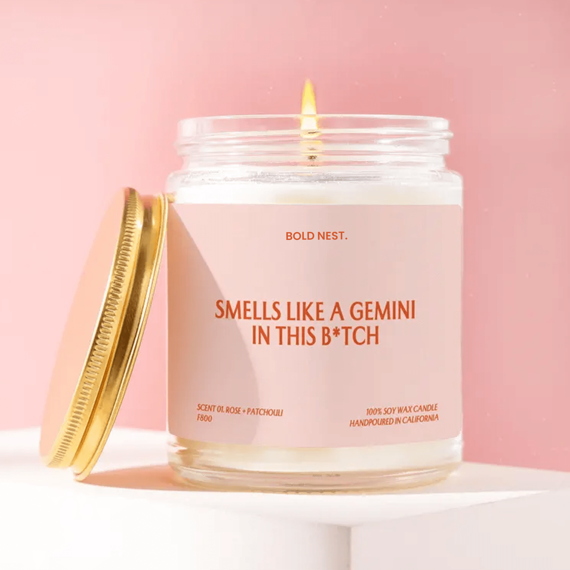 Gemini Candle Gift, Zodiac Candle Gemini, Gemini Birthday Gift, Astrology Gift for Her, Funny Gemini Candle, love candle