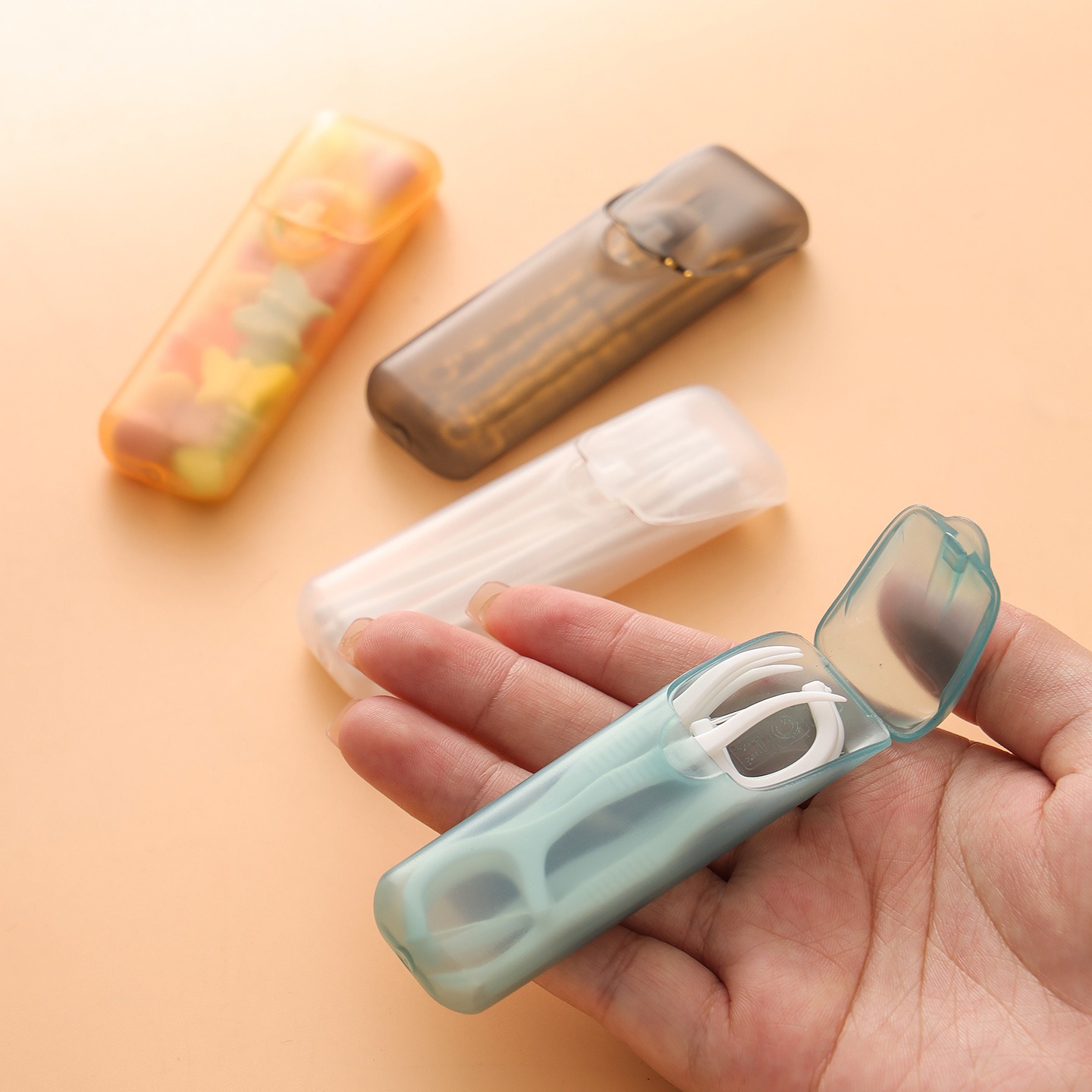 Portable Mini Travel Organizer Box Eco Friendly pill case & small storage box