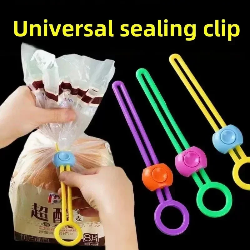 10pcs Multifunctional Bag Sealing Clips, Portable Snack, Grain Storage Clips for Home, Kitchen, Office Food Preservation