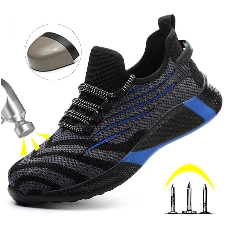 Mens Lightweight Safety Work Shoes