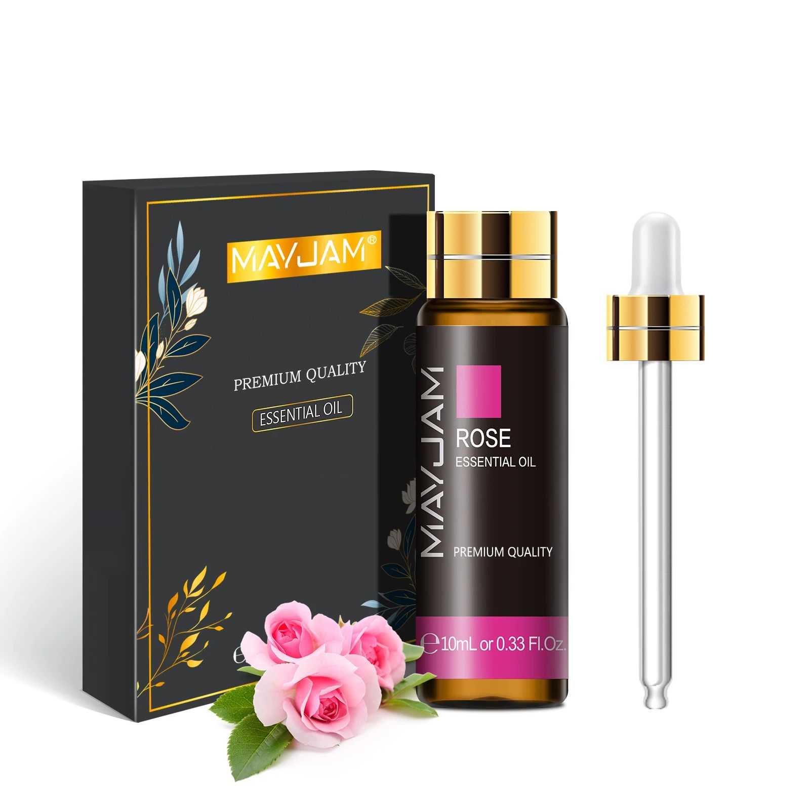 Pure Plant Essential Oil – Natural Aromatherapy Diffuser Oil (Lavender, Mint, Tea Tree, Rose, Vanilla, Sandalwood )
