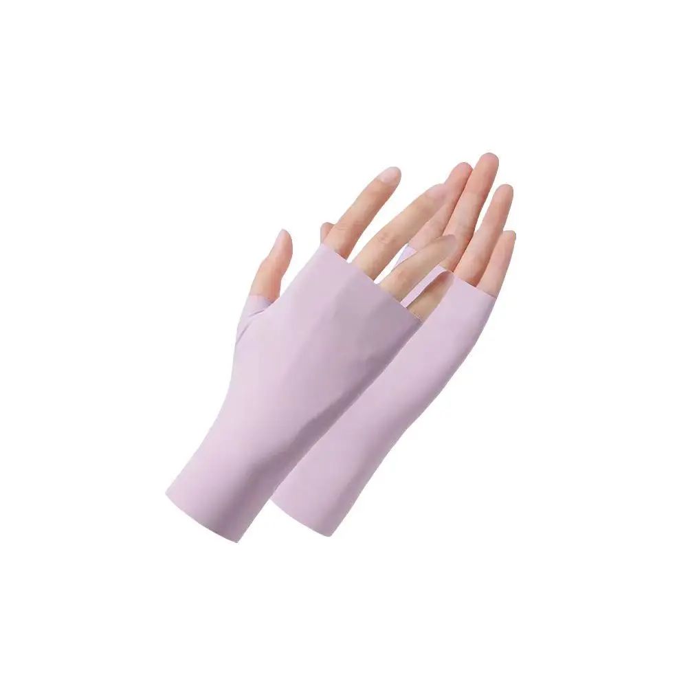 Fingerless UV Protection Driving Gloves