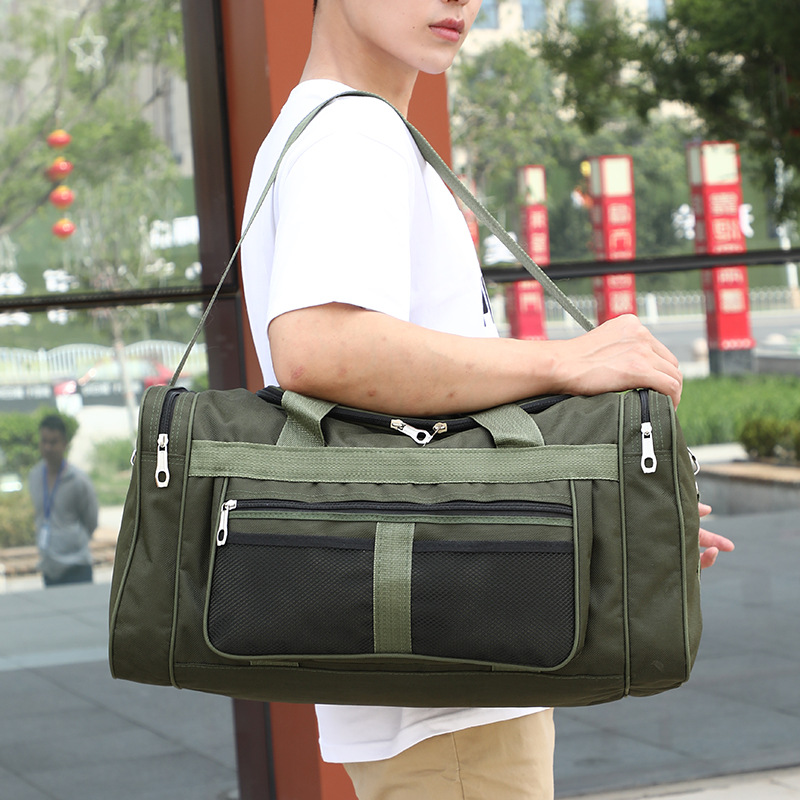 Extra Large Travel Duffel Bag Waterproof Gym Weekend Holdall with Shoe Compartment