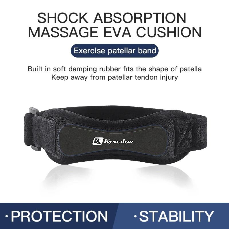 Targeted Silica Gel Patella Tendon Support Strap