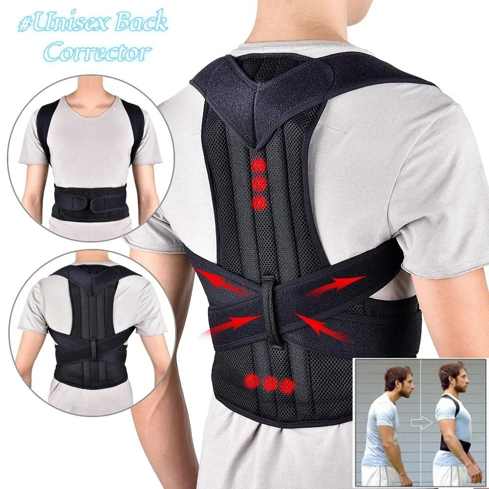 Adjustable Posture Corrector Belt for Back Support and Alignment