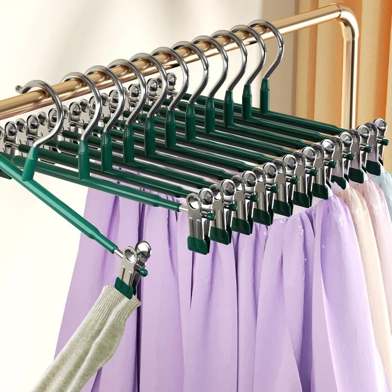 Multi Functional Pant and Skirt Rack Clip Hanger Non Slip Drying Rack