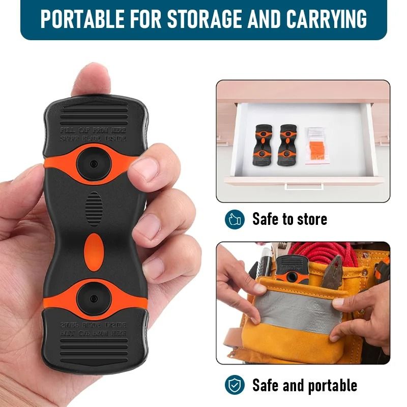 Dual-Material Razor Blade Scraper Removal Tool