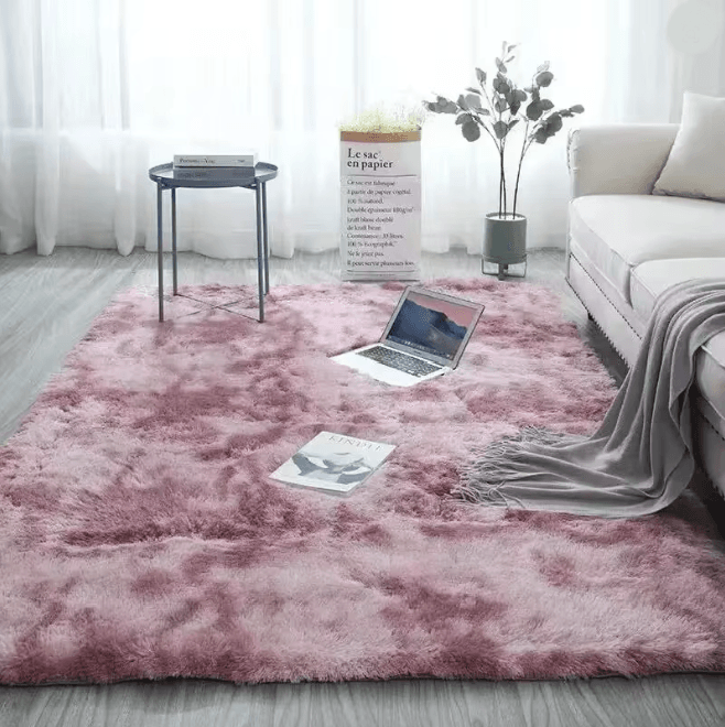 VeluSoft Gradient Silk Wool Bedside and Living Room Rug