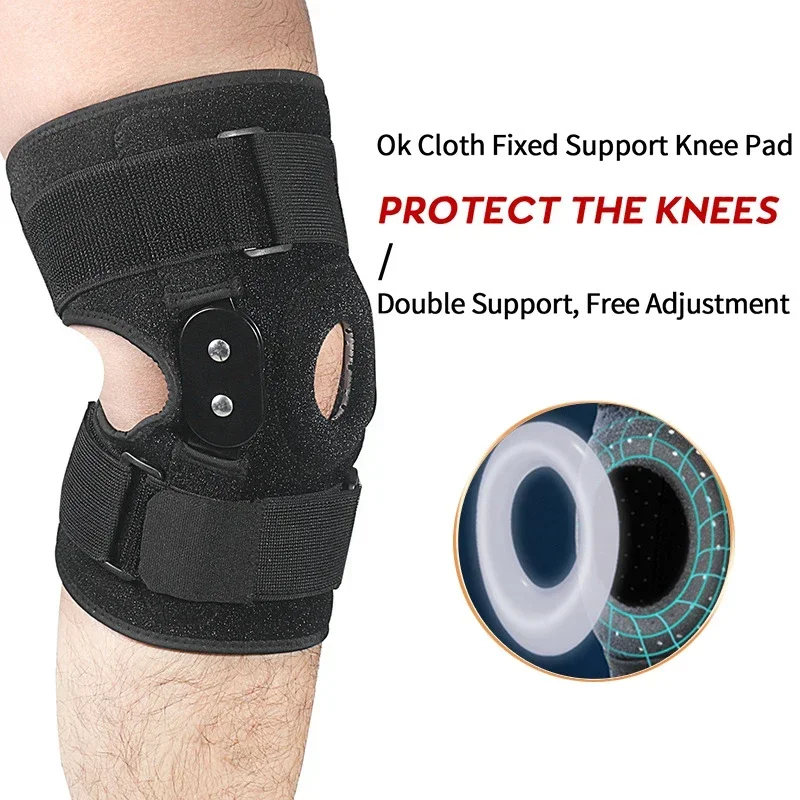 Adjustable Hinged Knee Brace for Meniscus Tear Support & Pain Relief
