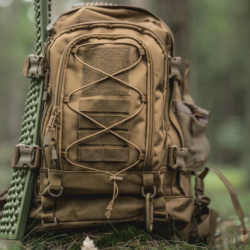 LQARMY 65L Tactical Backpack Large Capacity Military Hiking Rucksack