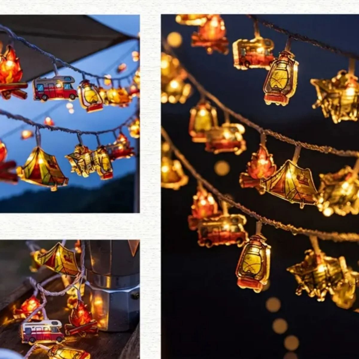 LED Camping Pattern String Lights