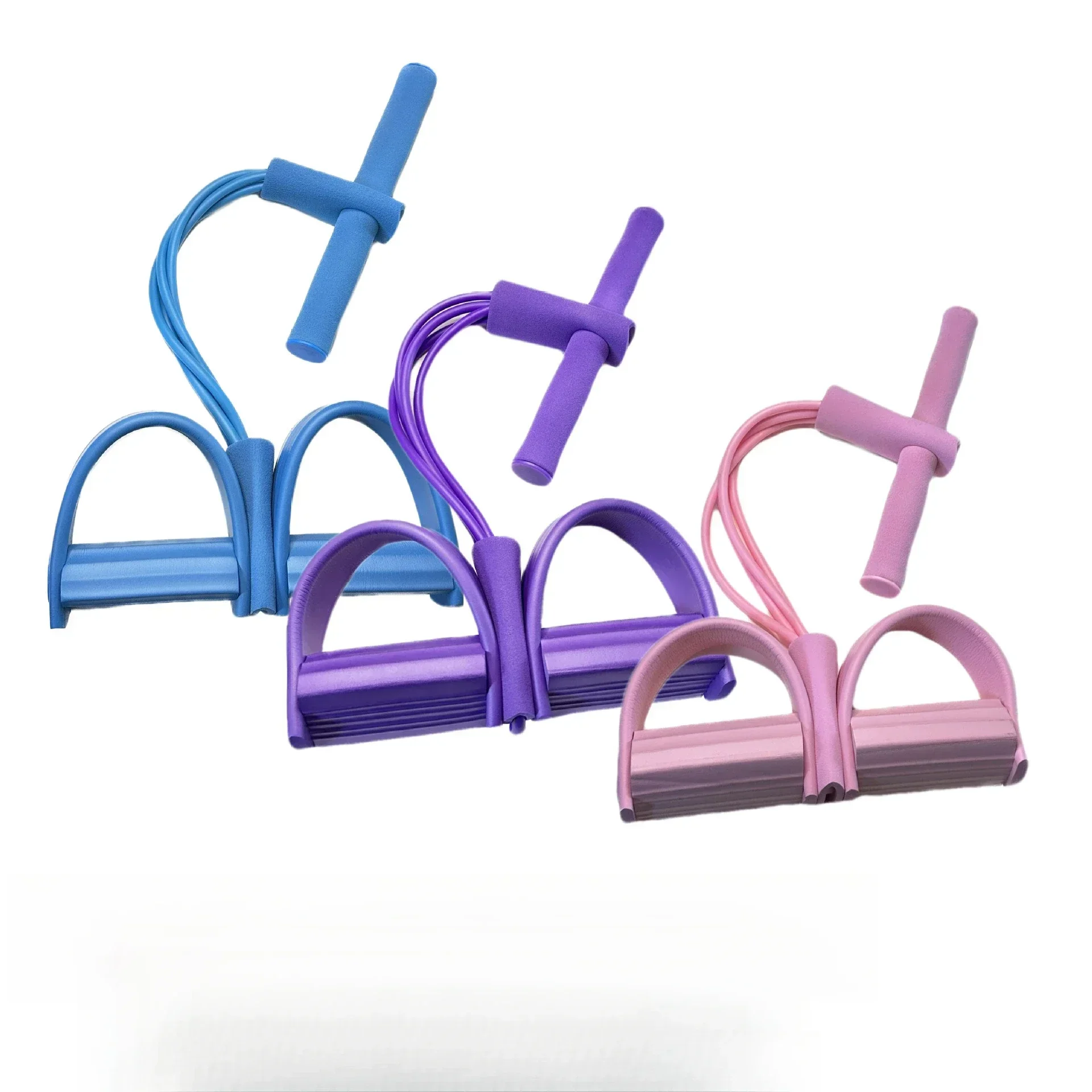 Pedal Tensioner Yoga Abdominal Strengthening Elastic Band  Multi-Functional Fitness Equipment for Home Workouts