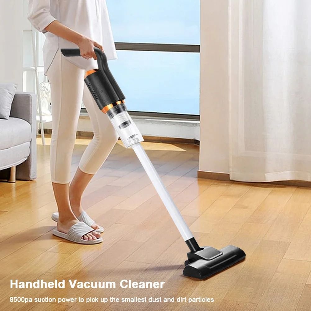 Wireless Handheld Vacuum Cleaner with Strong Suction and USB Rechargeable Design