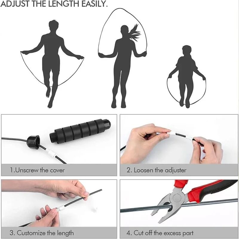 Tangle-Free Speed Wire Jump Rope