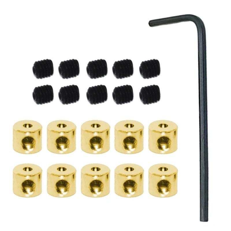 Pack of 10 Gold Pin Locks Security Pin Backs and Locking Pin Keepers for Collectibles