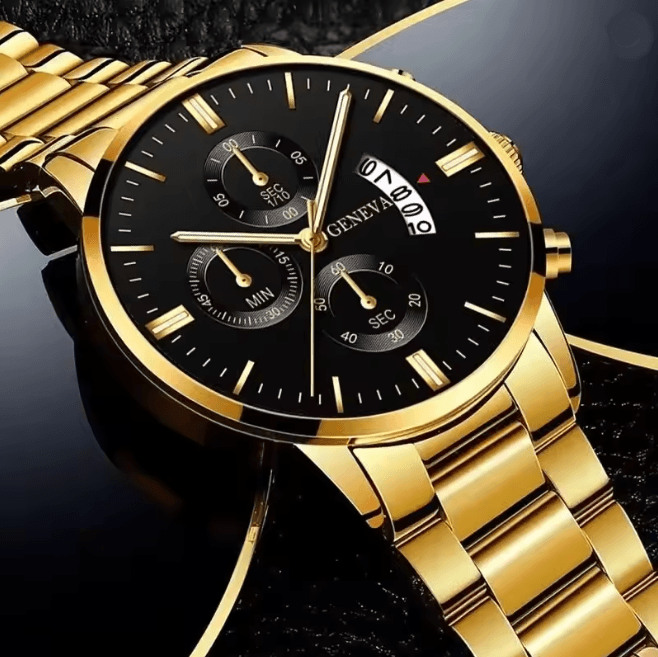 Stainless Steel Luxury Quartz Watch
